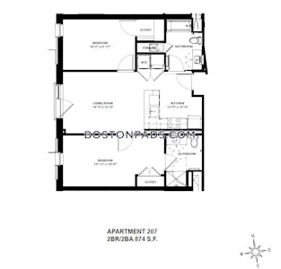 Allston 2 Bed 2 Bath BOSTON Boston - $4,875 No Fee