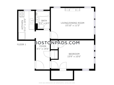 Allston 1.5 Beds 1 Bath Boston - $2,550 No Fee