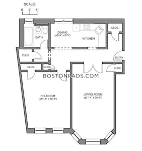 Fenway/kenmore Apartment for rent 1 Bedroom 1 Bath Boston - $3,600 No Fee
