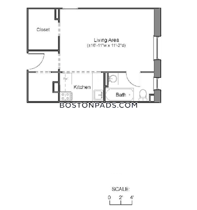 Northeastern/symphony Apartment for rent Studio 1 Bath Boston - $2,650 No Fee