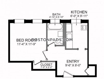 Fenway/kenmore Apartment for rent Studio 1 Bath Boston - $2,000