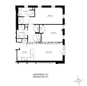 Allston Apartment for rent 2 Bedrooms 2 Baths Boston - $5,175 No Fee