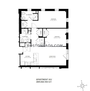 Allston Apartment for rent 2 Bedrooms 2 Baths Boston - $5,175 No Fee