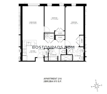 Allston Apartment for rent 2 Bedrooms 2 Baths Boston - $5,050 No Fee