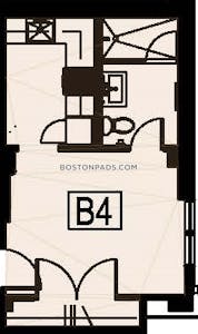 Cambridge Studio 1 baths in CAMBRIDGE  Harvard Square - $2,450 No Fee